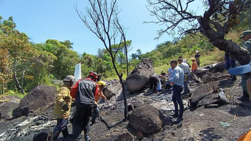 Cinco oficiales de la Aviación Militar de Venezuela fallecen en un fatídico accidente aéreo
