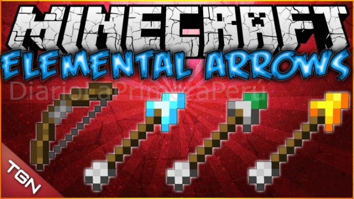 Elemental Arrows & Enchanting Plus Mod Para Minecraft